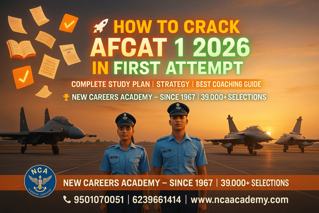 How to Crack AFCAT 1 2026 in First Attempt: Complete Study Plan, Strategy & Best Coaching Guide
