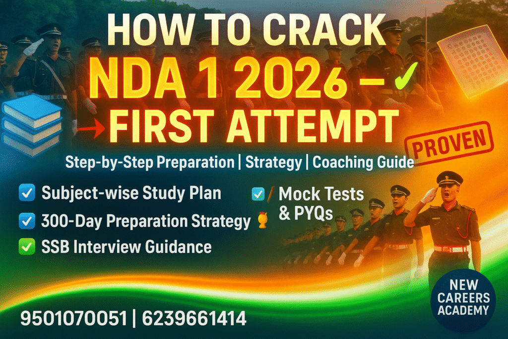 How to Crack NDA 1 2026 in First Attempt: Step-by-Step Preparation Strategy & Best Coaching Guide