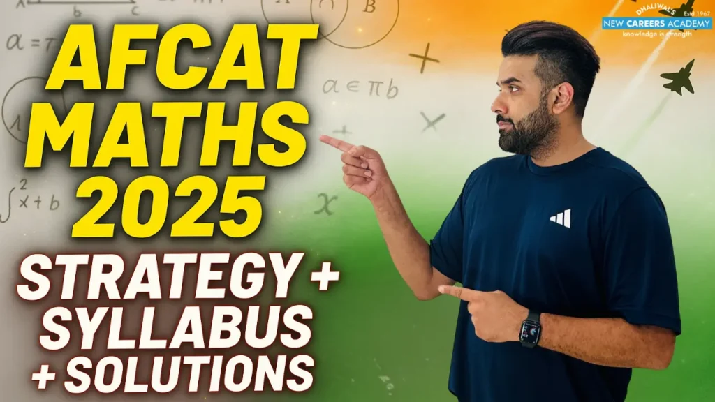 AFCAT Maths Preparation Guide 2025: Proven Strategies, Syllabus & Video Solutions