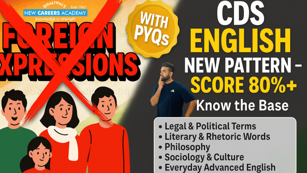 Mastering Expressions for CDS English (New Pattern 2025)