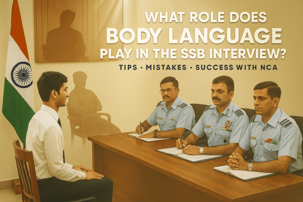 What Role Does Body Language Play in the SSB Interview?