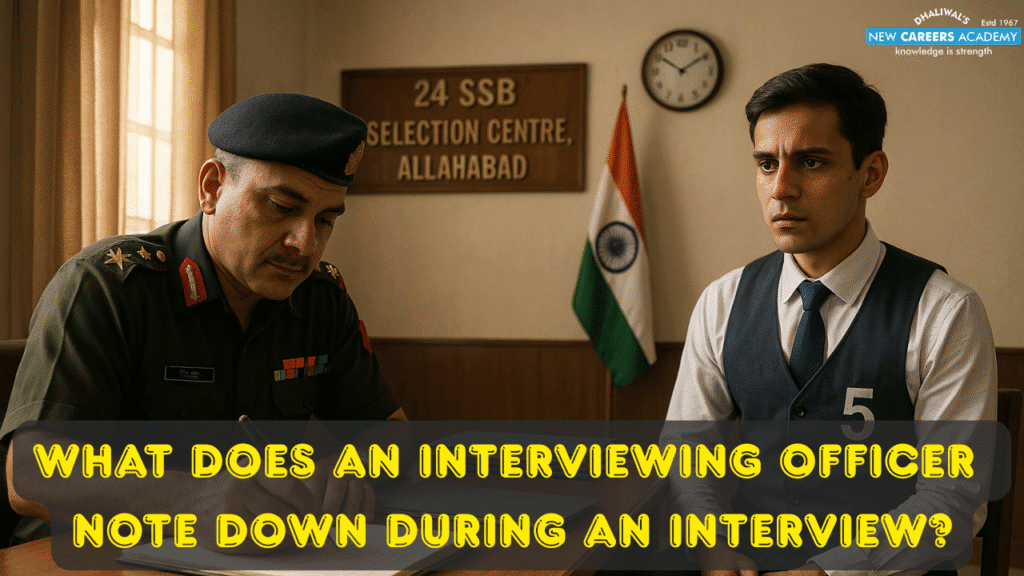 What Does an Interviewing Officer Note Down During an Interview?