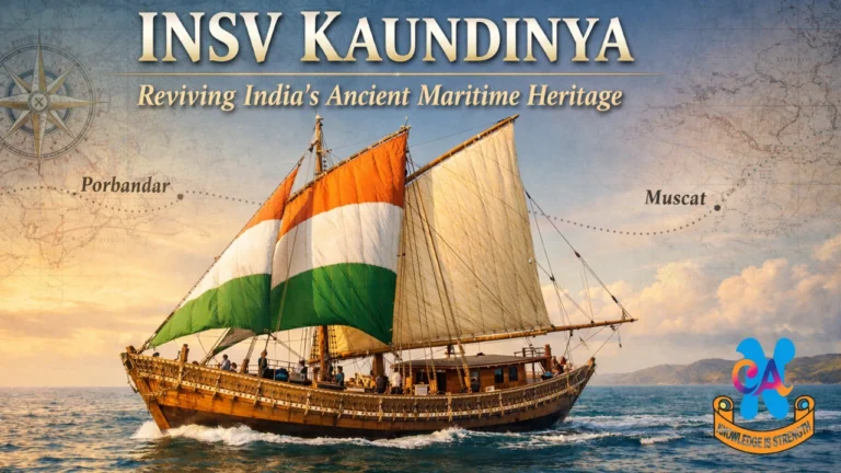 INSV Kaundinya: Indian Navy’s Stitched Sailing Vessel Reviving Ancient Maritime Heritage