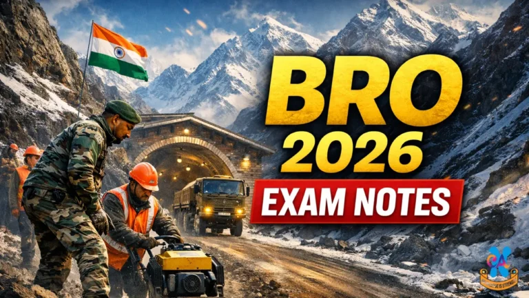 Border Roads Organisation engineers and Indian Army personnel constructing a strategic high-altitude road in the Himalayas near Atal Tunnel, showcasing BRO infrastructure for CAPF and UPSC exam preparation.