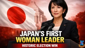 Sanae Takaichi after winning Japan’s 2026 general election, becoming the first woman leader to secure a parliamentary majority for the Liberal Democratic Party