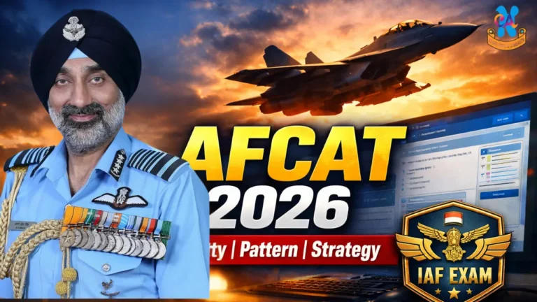 AFCAT 2026 exam preparation guide with eligibility details and exam pattern overview