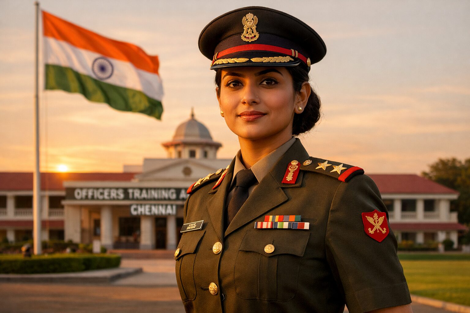 CDS OTA for Women 2026 – Indian woman army officer at Officers Training Academy Chennai