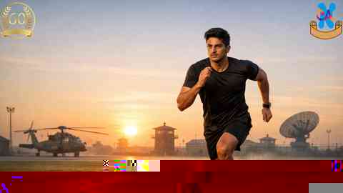NDA Physical Fitness Test 2026 - candidate running on military base track at sunrise