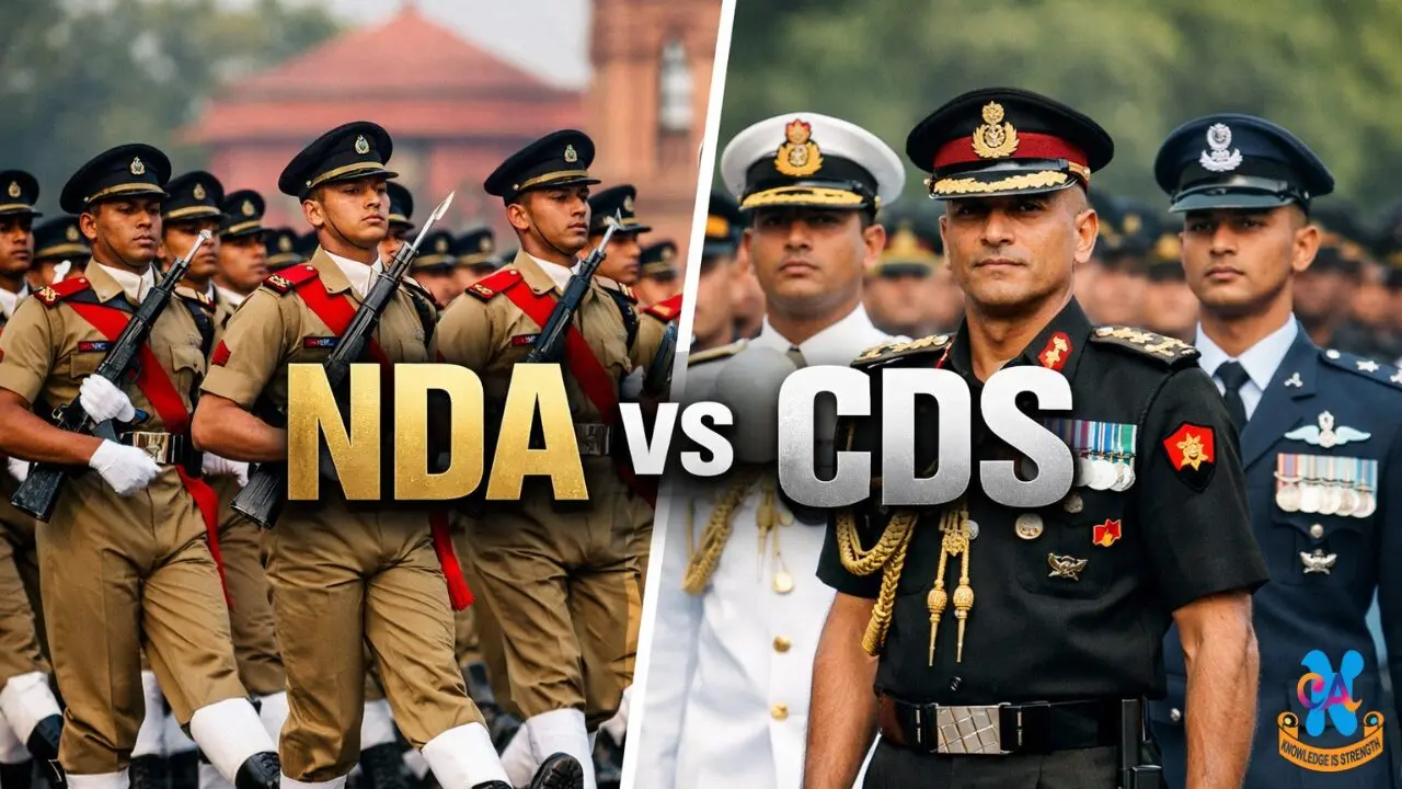 NDA vs CDS Defence Career Comparison