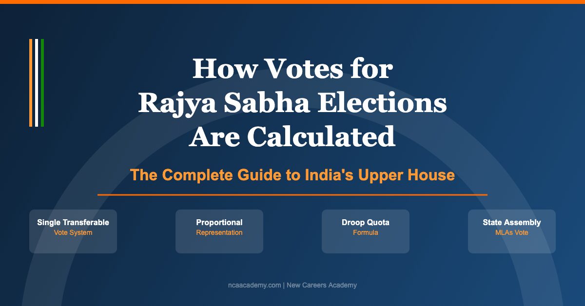 How Votes for Rajya Sabha Elections Are Calculated in India