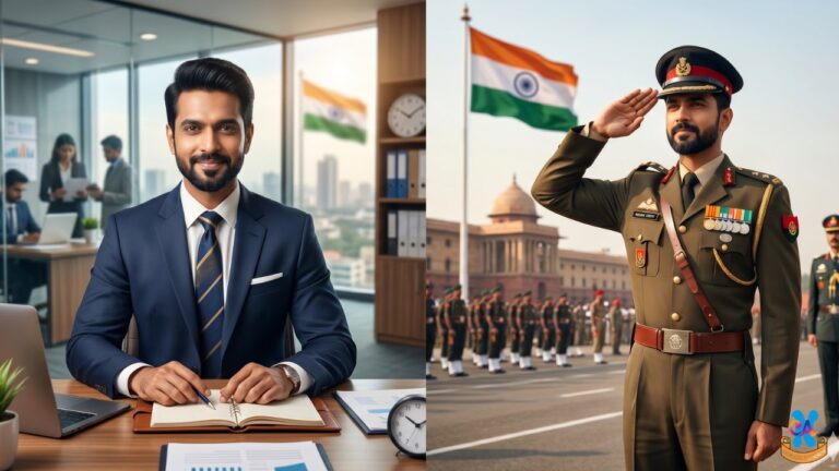 Indian professional and Army officer dual career Territorial Army 2026