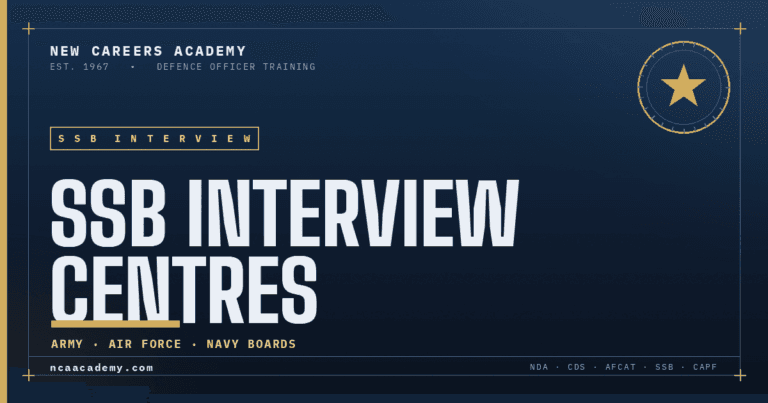SSB interview centres in India