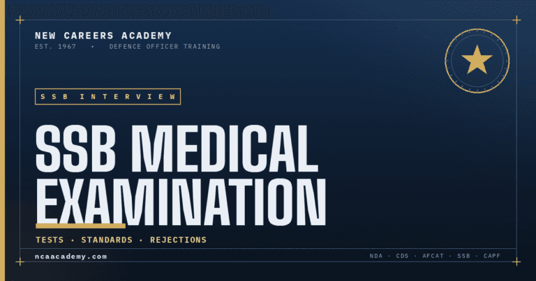 SSB medical examination and rejection reasons