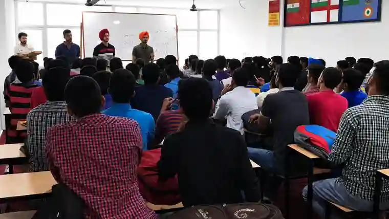CDS coaching in Chandigarh &mdash; classroom at NCA Academy, Sector 91 Mohali