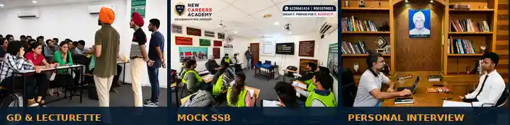 SSB interview preparation at NCA Academy Chandigarh — group discussion, mock SSB board and personal interview practice