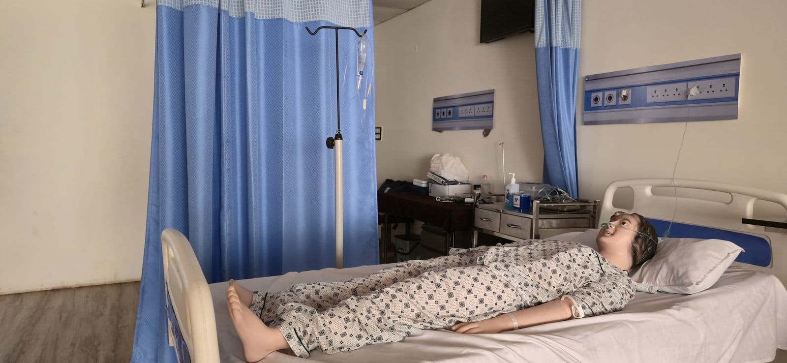 OSCE training simulation ward at New Careers Academy, Mohali