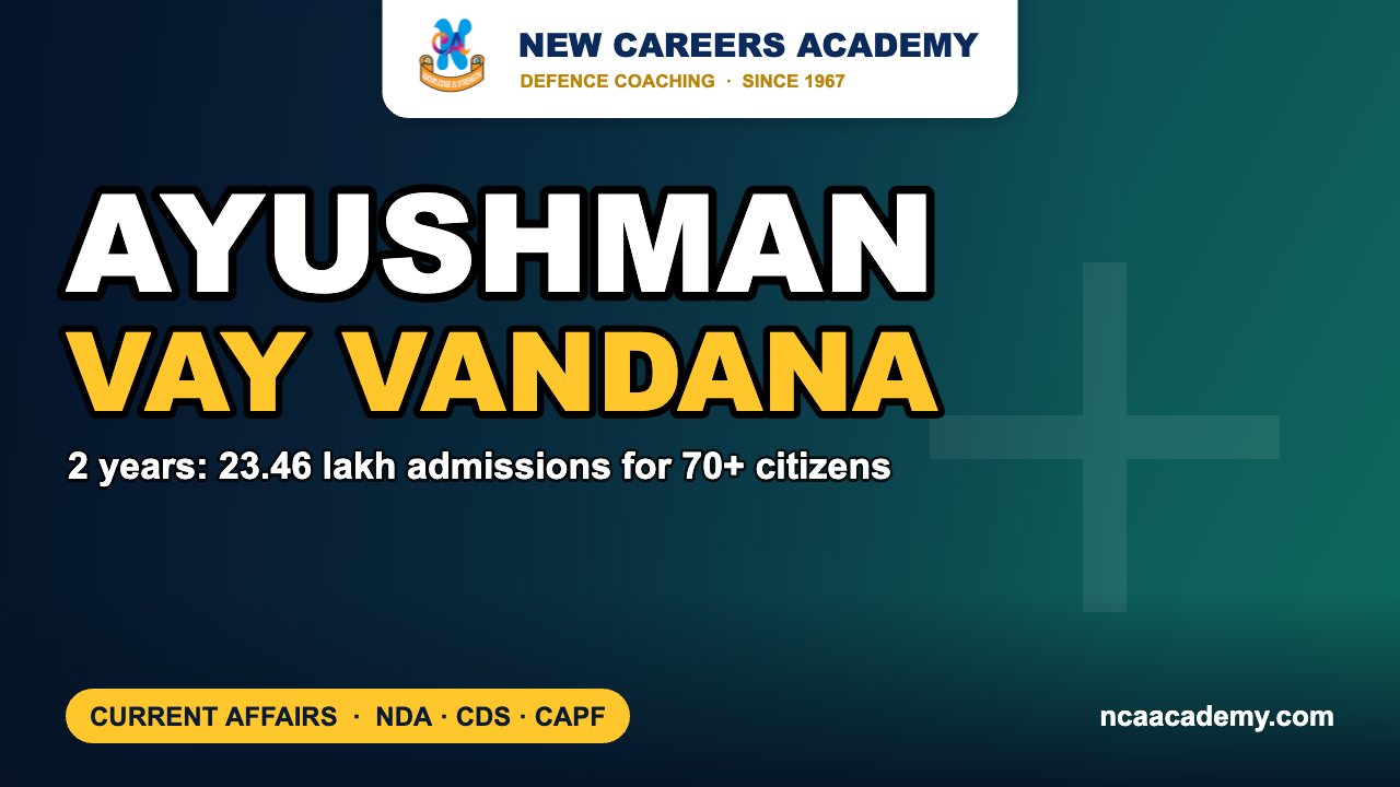 AYUSHMAN VAY VANDANA: 2 years: 23.46 lakh admissions for 70+ seniors